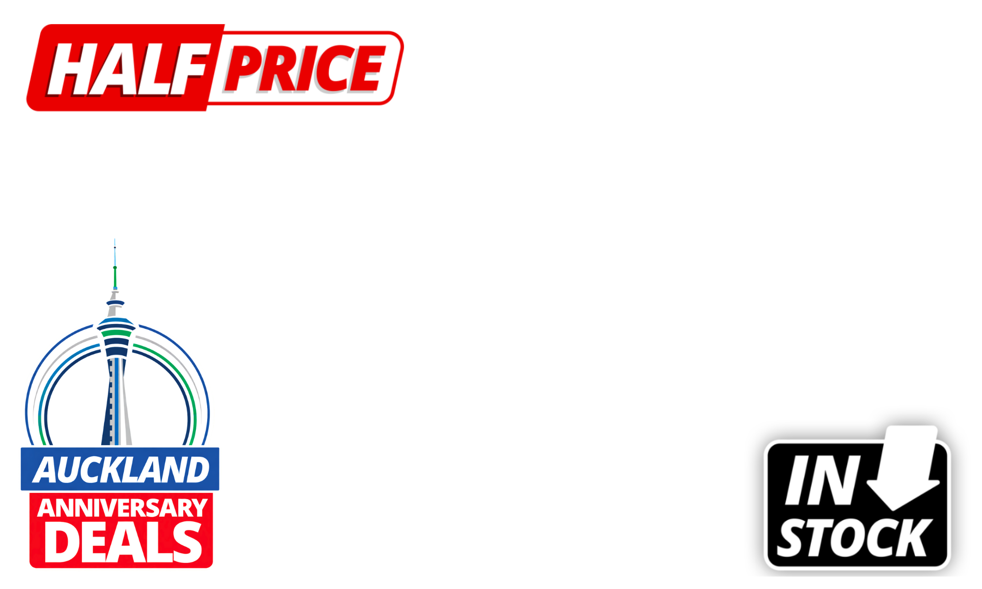 We can’t control the weather… 🌧️ But we can control the deals!<b> Epic half-price, in-stock steals </b>ready to brighten up your long weekend ☀️ <b>On now. </b>Ends Monday.