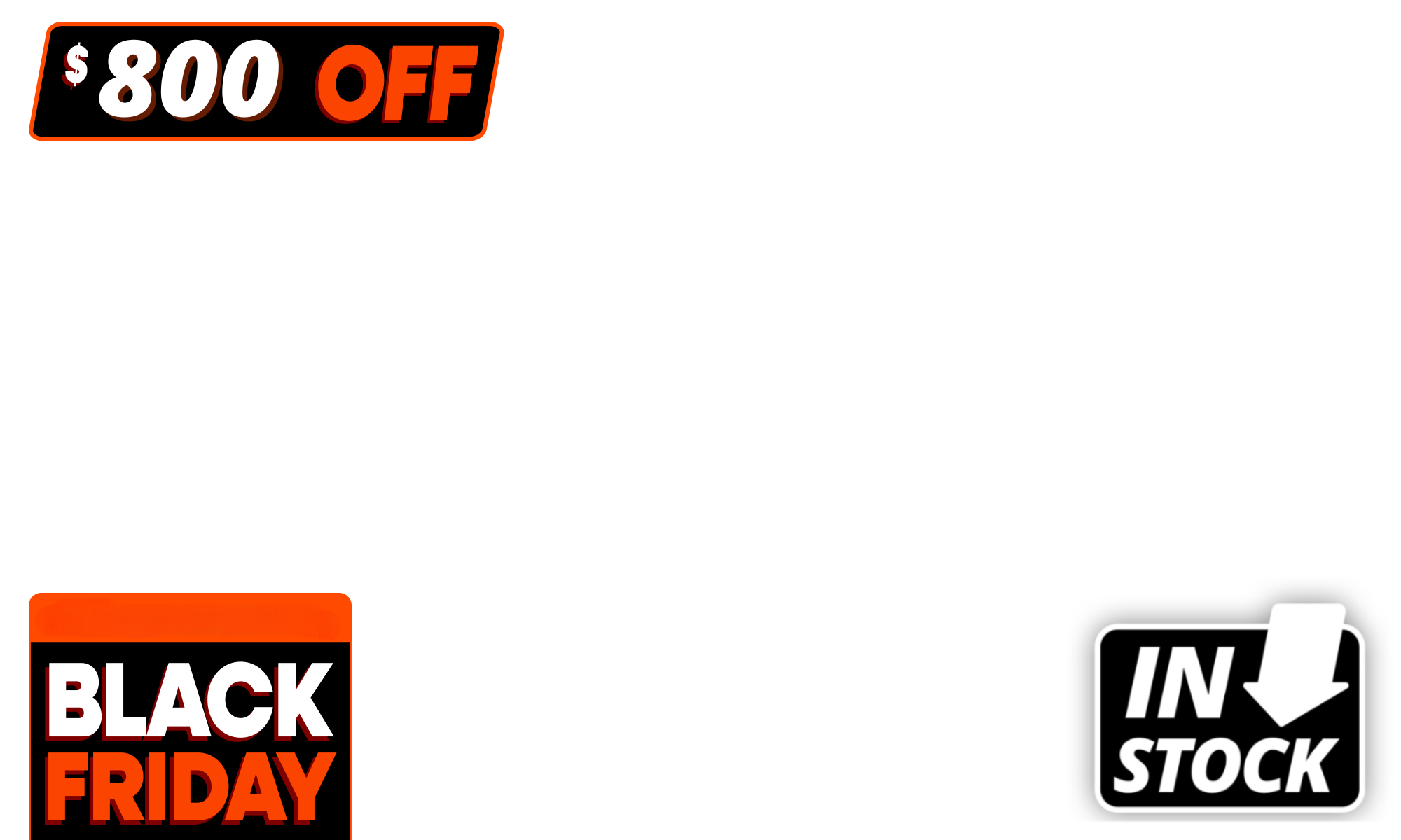 <p>Even more Black Friday mayhem!?  <b>In-stock steals </b>and up to <b>$1000 off selected favourites. </b>Get in quick, these won’t hang around. <i>T's & C's Apply.</i></p>