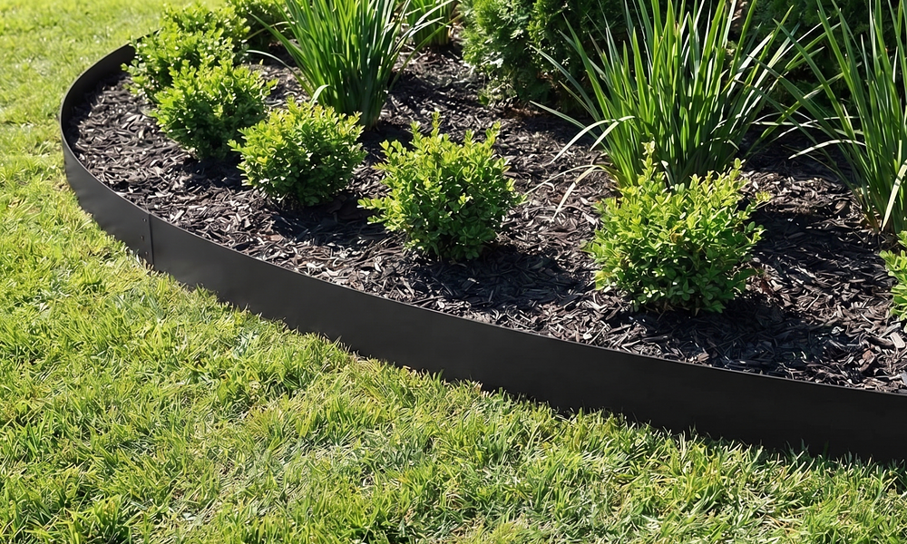Baltic Black Garden Edging - 6 Pack , 160mm #253