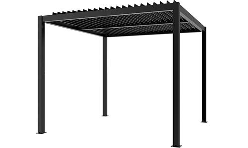 Aluminium Pergola 394 x 394 - Matte Black Only #816
