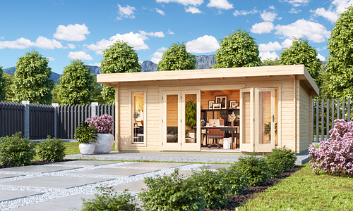 Sutton Cabin - 570 x 370cm - Natural #28