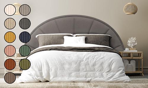 Willow Corduroy Headboard - 11 Colours #16