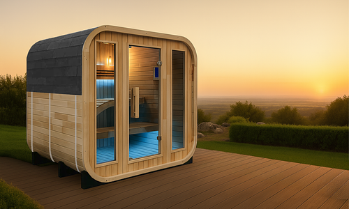 Lusso 3-4 Person Outdoor Sauna #45