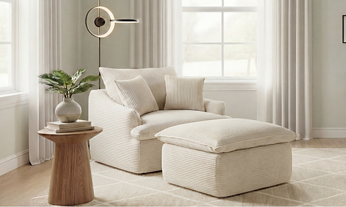 Jasper Expandable Leisure Chair and Ottoman #1