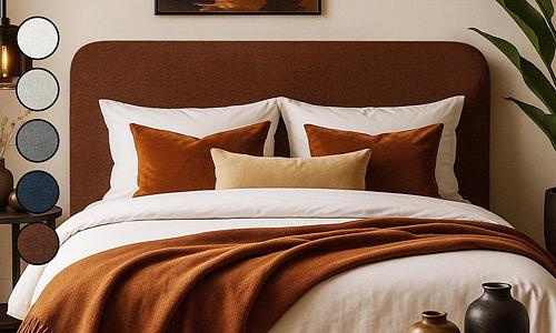 Sirocco Curved Headboard - Selected Sizes & Colours #51