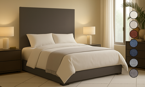 Ravello Bed with Drawers - High Headboard #2