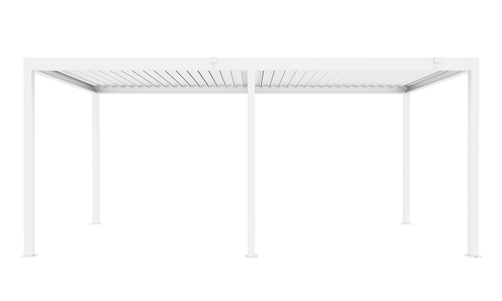 Elements 3m x 6m Freestanding Pergola - White #66