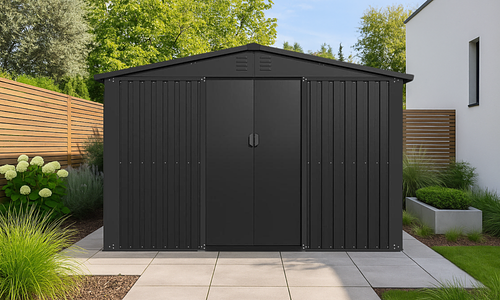 Weather-All Garden Storage Shed 2.4 x 1.8m (Sliding Doors) #92