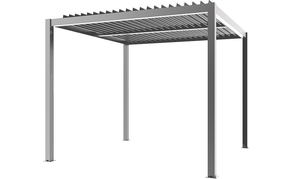 Aluminium Pergola 394 x 394 - Grey Only #815