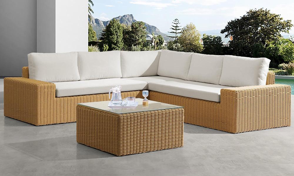 Selene Rattan Sofa Set II - Natural #72