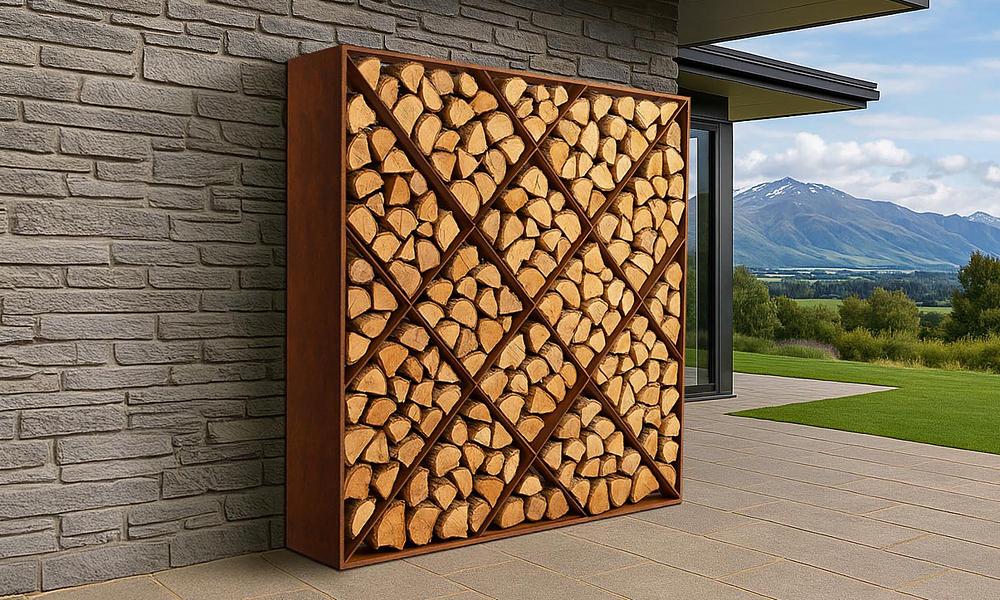 2m Corten GridBox #15
