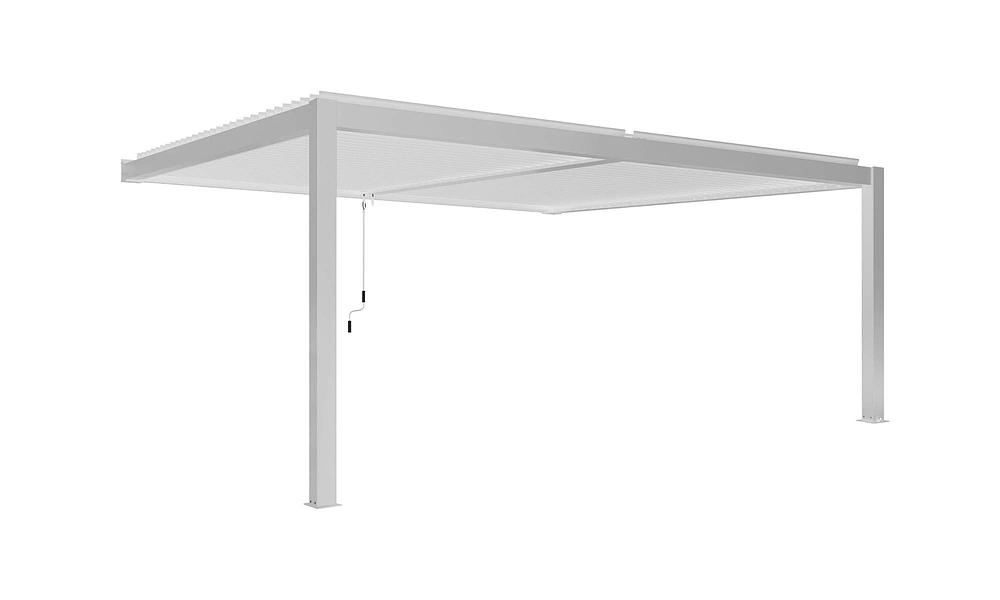 Aluminium Wall Mounted Pergola 394 x 394 - White Only #524