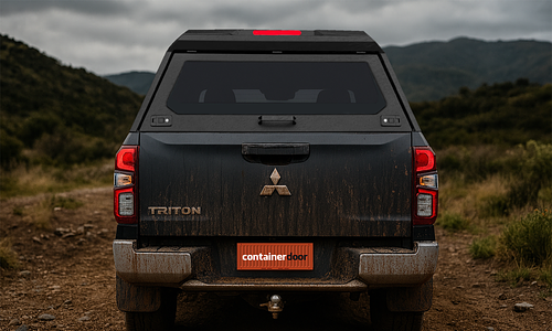 4x4 Stainless Steel Canopy - Mitsu Triton fit #3