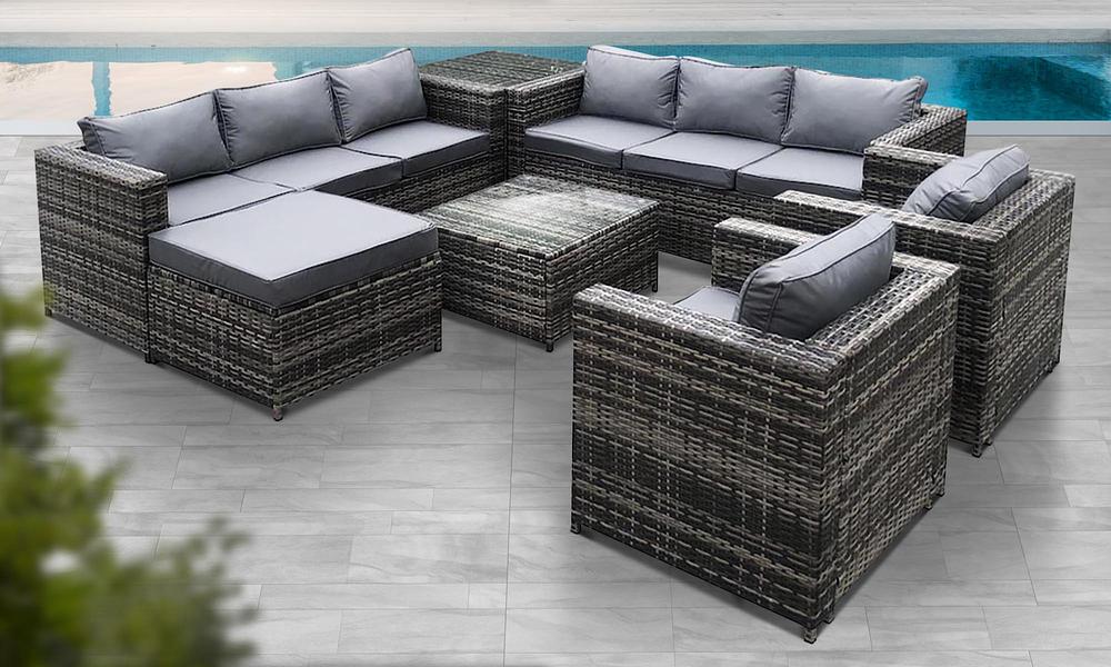 Outdoor rattan deals lounge sets