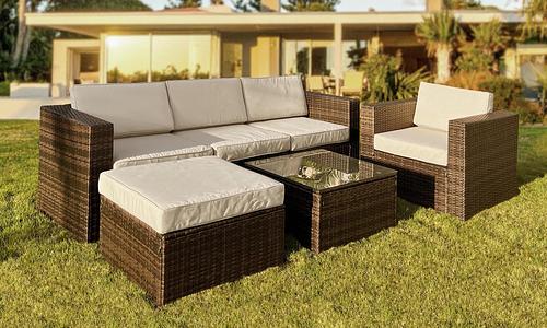Porto Rattan Sofa Set #1
