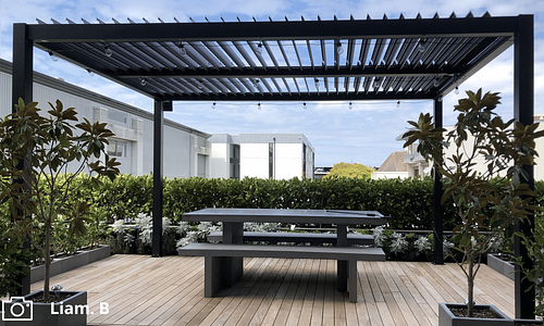 Aluminium Pergola 394 x 394 - Three Colours #796