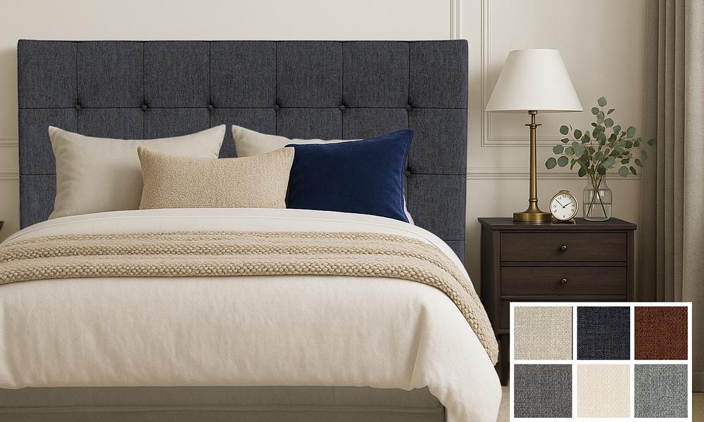 Savelle Headboard - Queen, Silver Grey #35