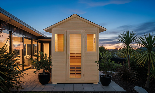 Lyra 3-Person Outdoor Sauna #60