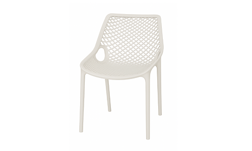 Alo Armless Outdoor Chair - White #43