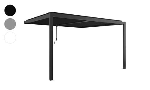 Aluminium Wall Mounted Pergola 294 x 294 - Three Colours #488
