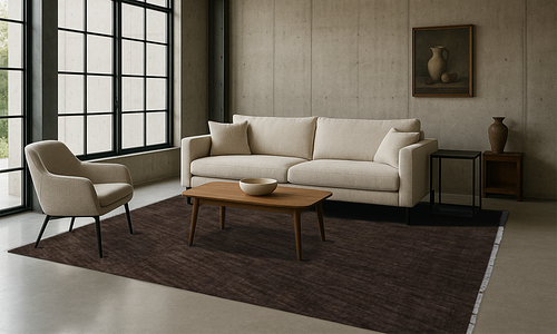 Sundara Hand Knotted NZ Wool Rugs -Espresso - 4 Sizes #4