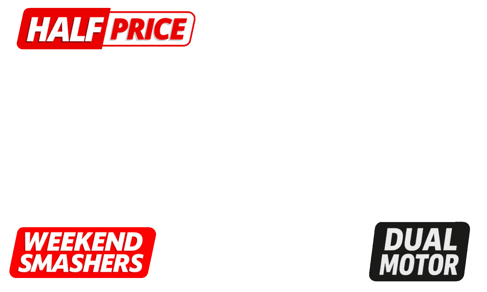 <p><b>WEEKEND SMASHERS!  </b>We’ve gone full smash mode — save up to <strong>50% OFF</strong> selected Outdoor Sets, Chairs, and Desks. <span>Look for specially marked deals. </span><span><b>Only 4 days — ends Tuesday, 15th July. </b><i>T&Cs Apply.</i></span></p>