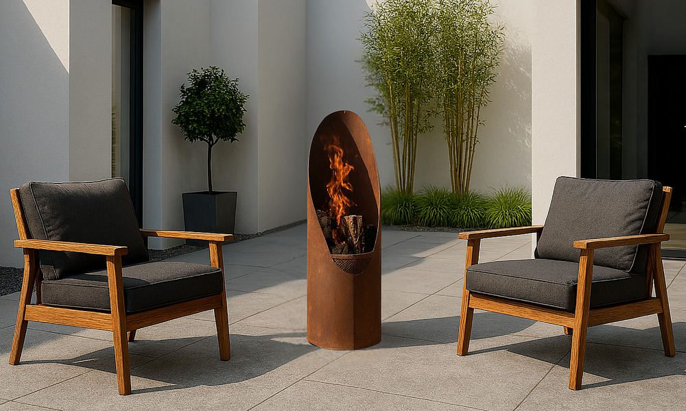 Oval Corten Arch Brazier #21