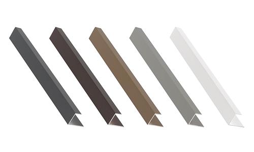 Creative Edge Outdoor Wall Panel Capping 2.9m - Graphite #73