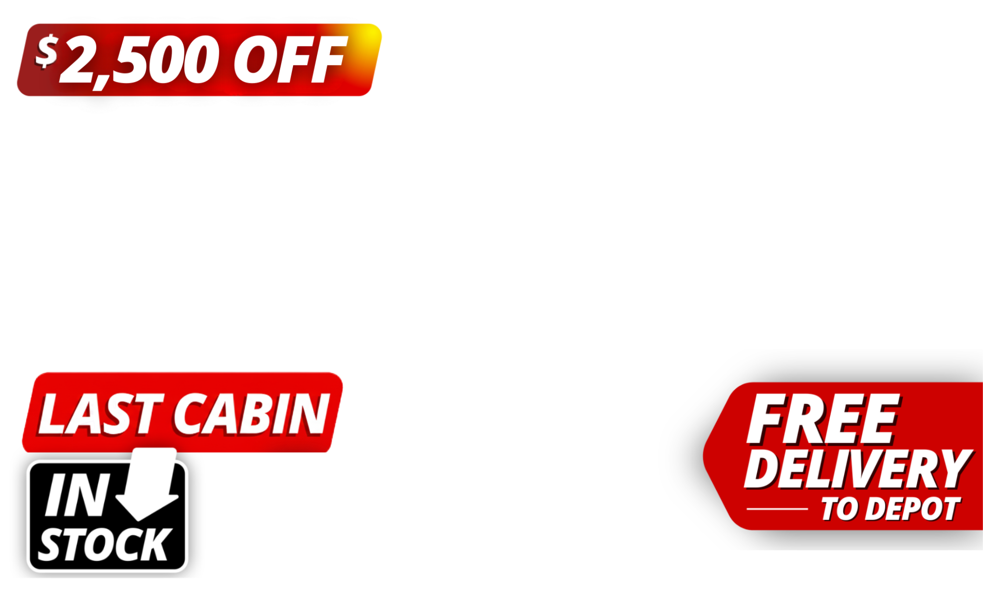<div><b>🚨 LAST. CABIN. STOCK. 🚨 </b><span>Don’t just deck the halls… deck out your whole backyard. </span><span>Enjoy <b>$2,500 off</b> and <b>FREE delivery to depot. </b></span><span>Treat yourself this Christmas 🎁✨</span></div>