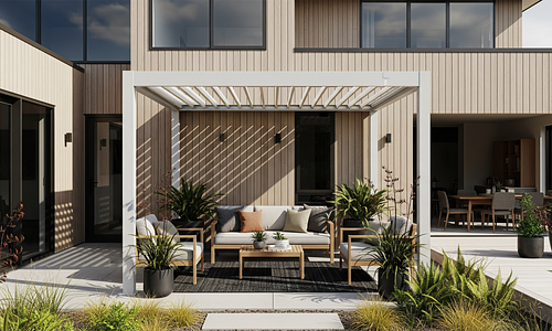 Elements 3m x 3m Freestanding Pergola #29