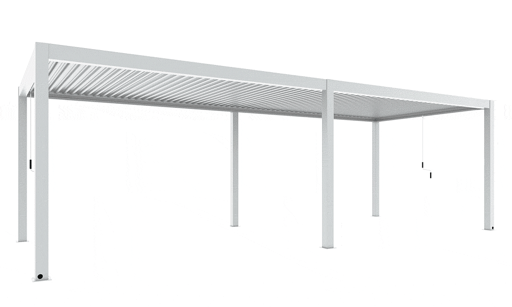 Luxe Louvres 8 x 3m Freestanding - 8 Variations #117