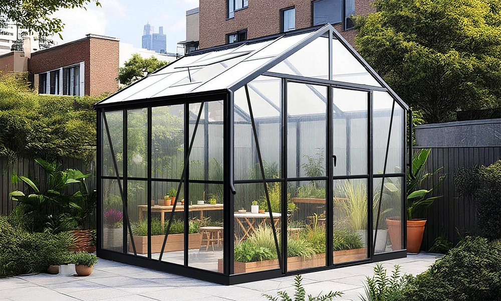 Eden Premium Greenhouse - 8'3" x 8'3" #45