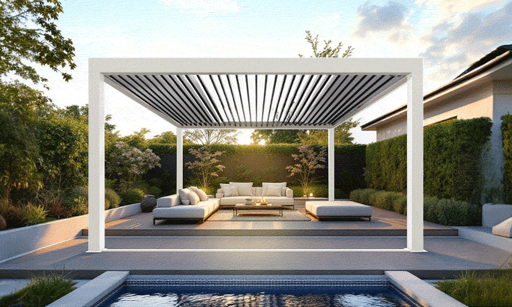 Luxe Louvred Sliding Doors - FREESTANDING #300