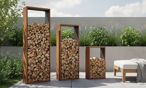 Rectangular Corten Storage Box -  3 Sizes #87