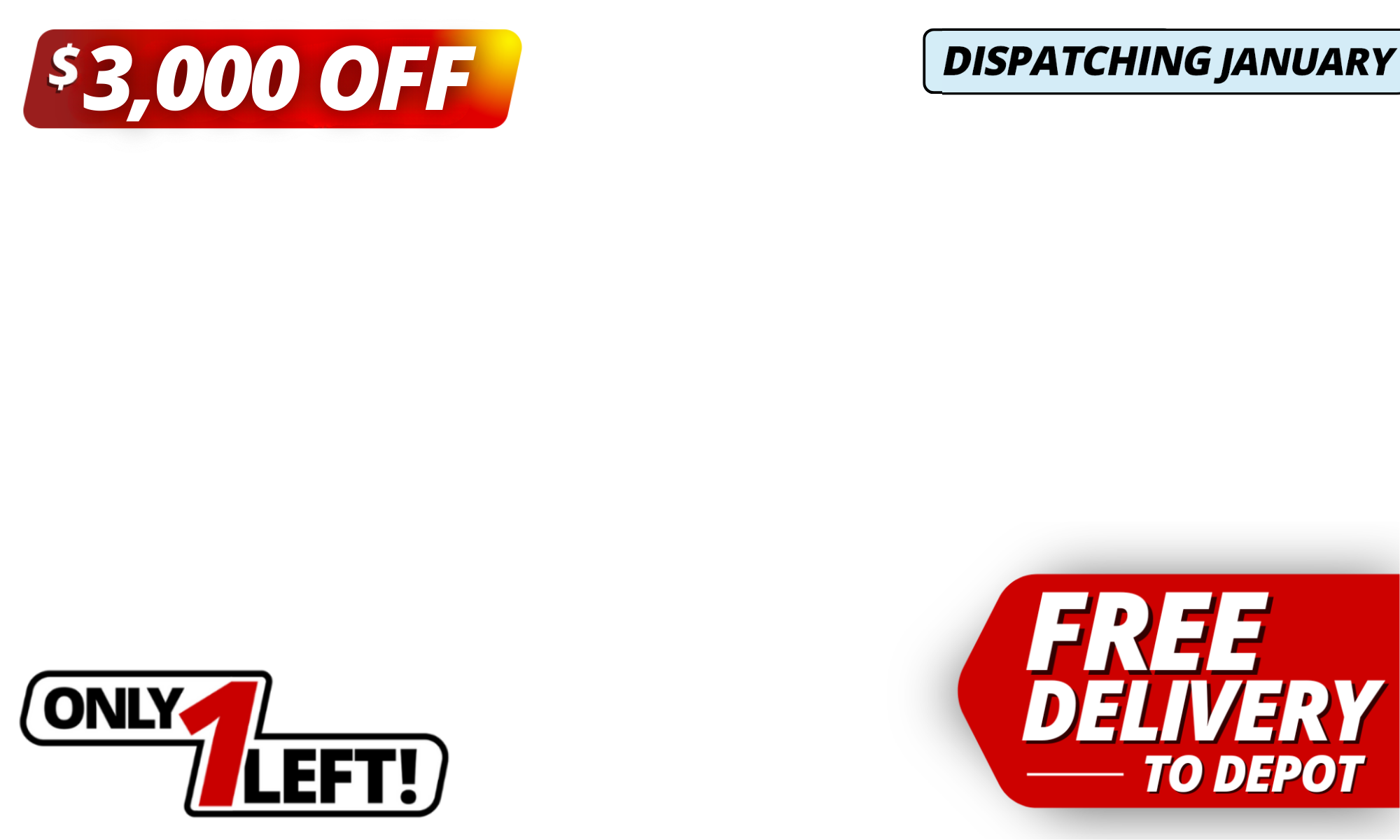 New year, new backyard bragging rights. Score up to <strong>$5000 of</strong><b>f incoming cabins</b> and get <strong>FREE depot delivery</strong>.<i> T's & C's Apply.</i>