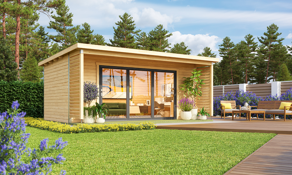 Leonard Cabin 550 x 300 + 100cm - Natural #70