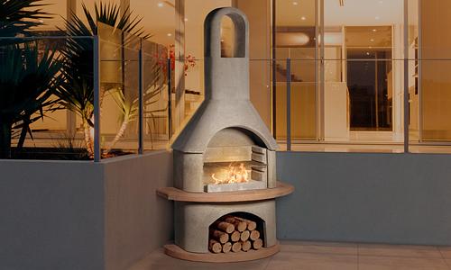 Buschbeck Carmen Outdoor Fireplace & Barbecue #80