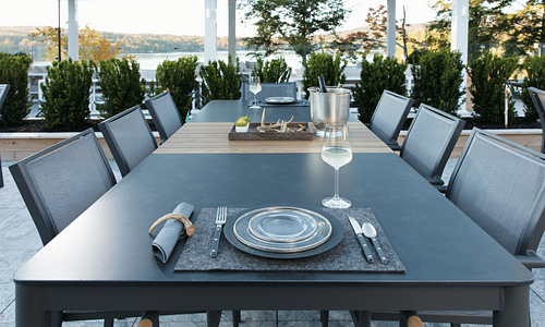 Fresco 2.4m Extension Table Dining Set